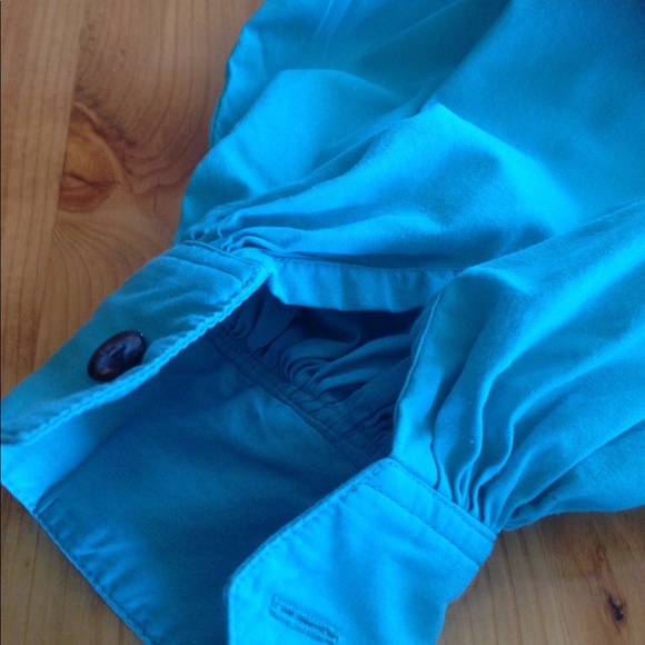 Vintage Claudine Beuche Cropped Front-Tie Button Up Top - Picture 5 of 8